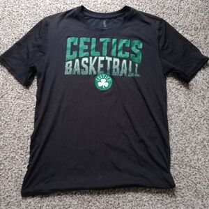 Boys Celtics Basketball Black T-Shirt
